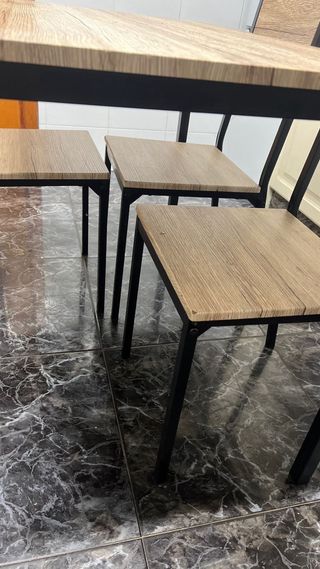 Mesa comedor 4 sillas -Moderna