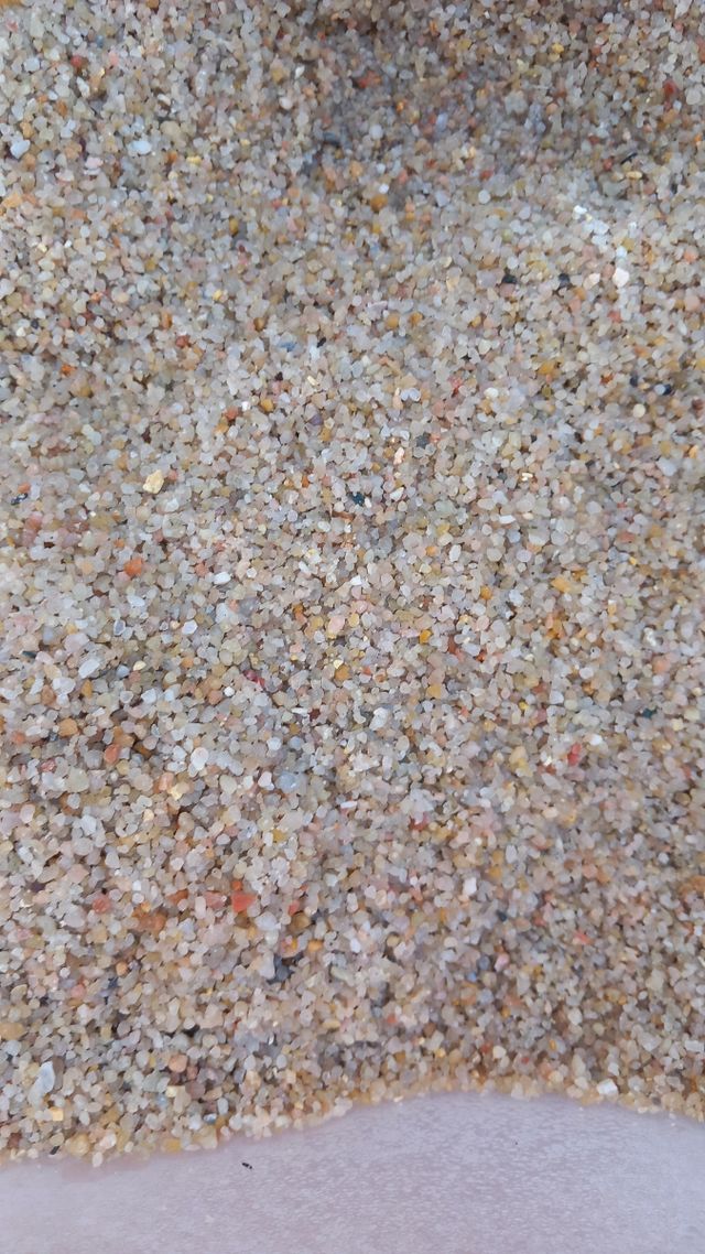 Arena para acuarios y jardinería