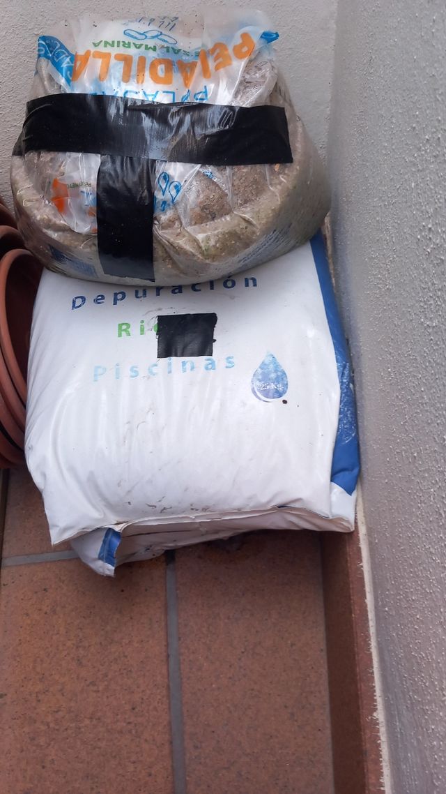 Arena para acuarios y jardinería