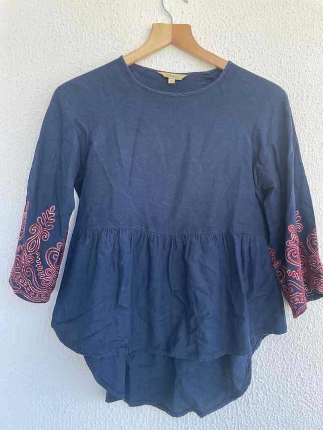 Blusa Global Desi Azul Tam. s