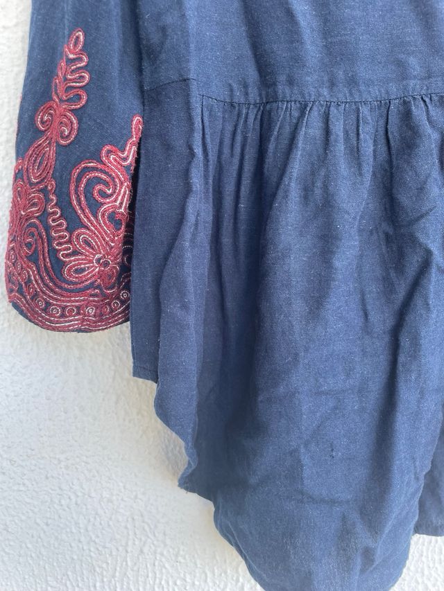 Blusa Global Desi Azul Tam. s