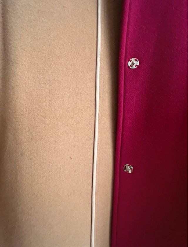 Cappotto rosa oversize made in Italy