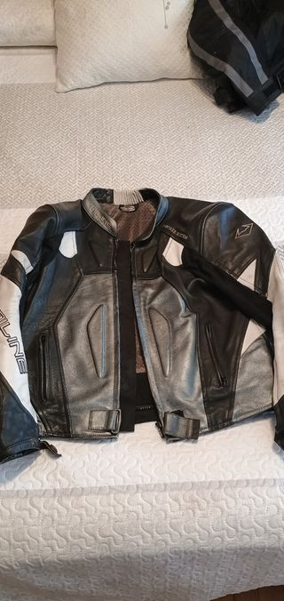 Cazadora moto piel Miline