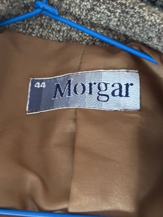 Abrigo Morgar XXL marrón jaspeado
