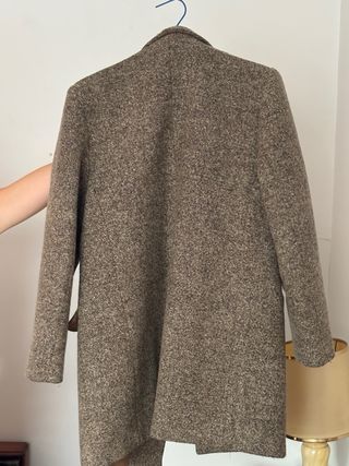 Abrigo Morgar XXL marrón jaspeado