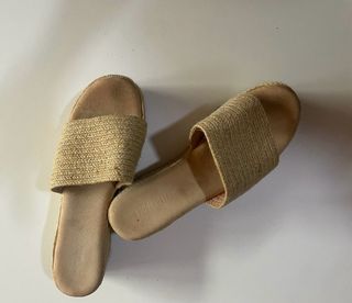 Sandalias de plataforma esparto