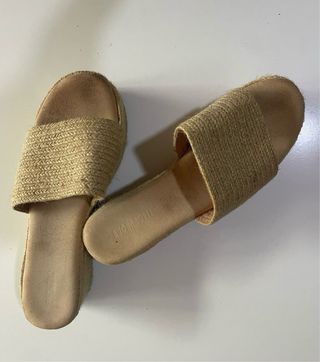 Sandalias de plataforma esparto