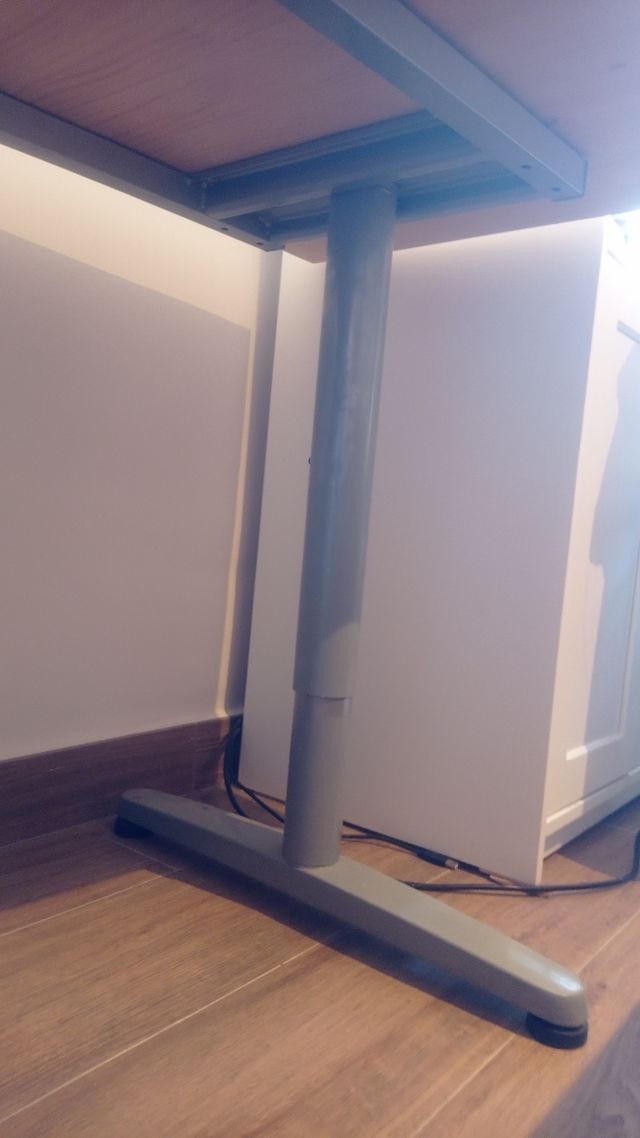 Taula d'escriptori de fusta