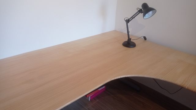 Taula d'escriptori de fusta