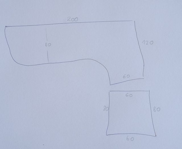 Taula d'escriptori de fusta