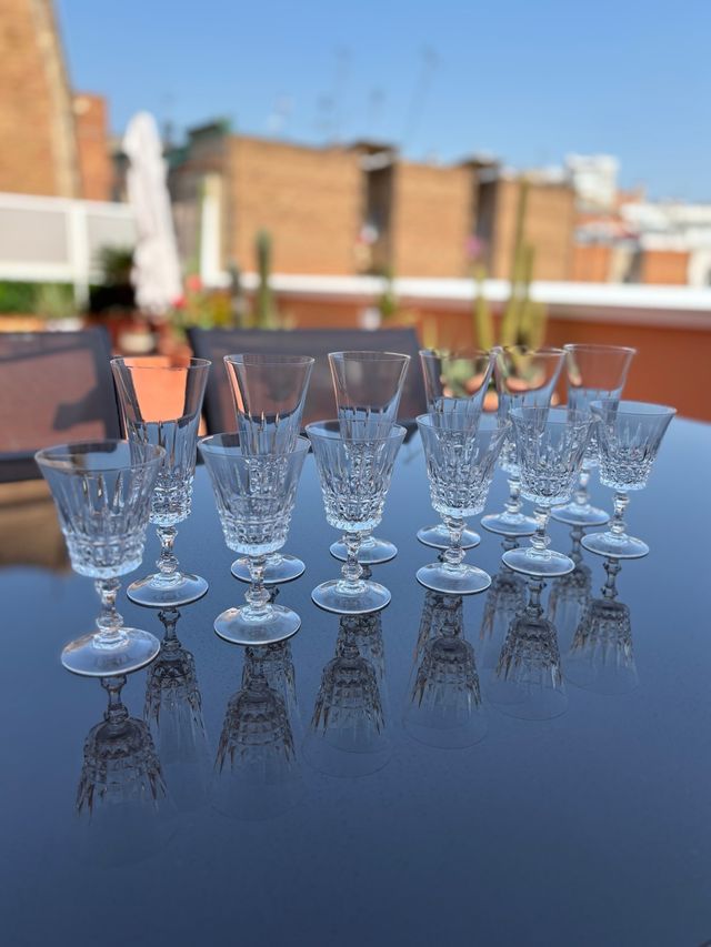 Conjunto Copas Cristal de Vino y Cava