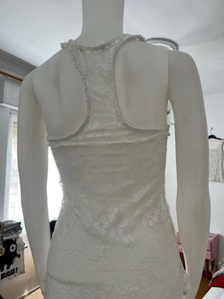 Blusa encaje blanco - Top blanco