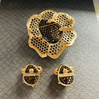 Parure Fiore - Spilla & Orecchini