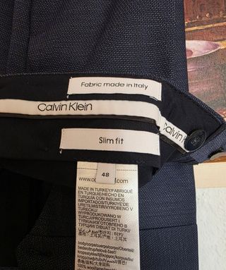 Traje Calvin Klein Slim Fit Talla 48