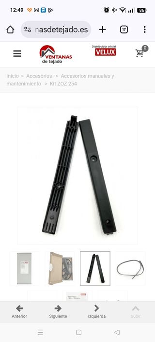 Tres Kit Velux ZOZ 254 - Ventanas