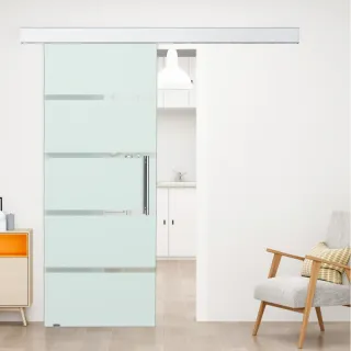  Puerta Corredera de Cristal 77,5x205 cm 