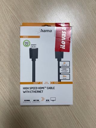 Cable HDMI Hama 4K - Alta Velocidad