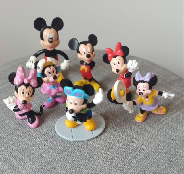 7 Figuras Mickey Mouse PVC