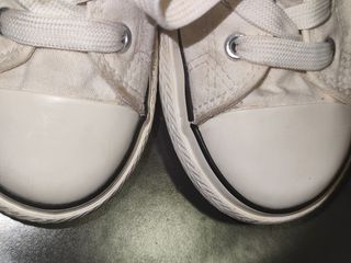 Zapatillas Mustang blancas niña talla 35
