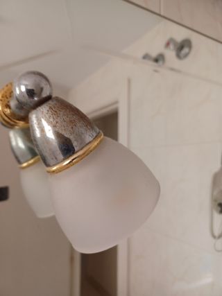 Espejo baño c/apliques - Vintage