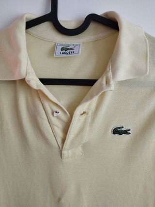 Polo Lacoste niño(9-10 años) amarillo