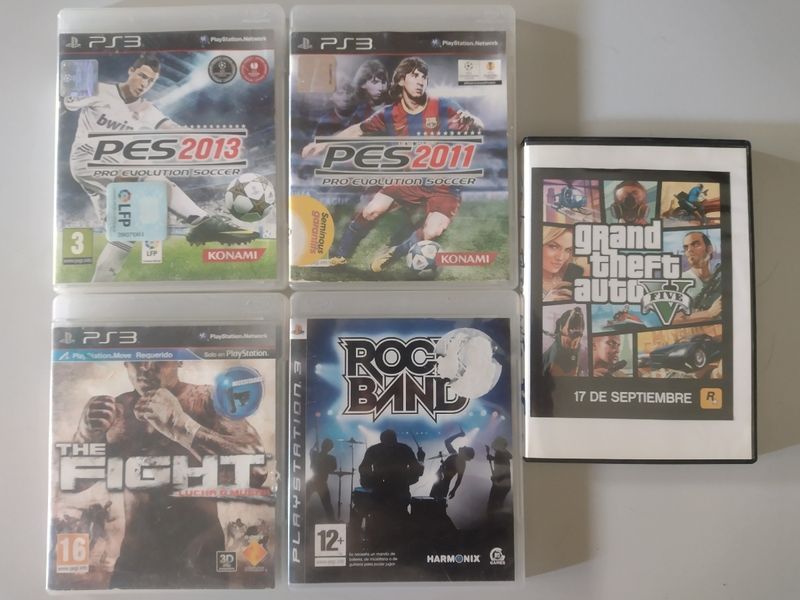 Imagen de 5 Juegos PS3: GTA V, PES 2011-2013 + más