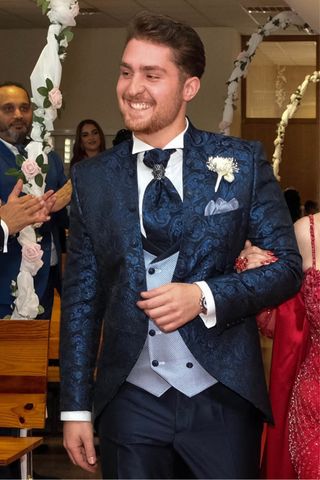 Traje novio diseñador ENZO ROMANO