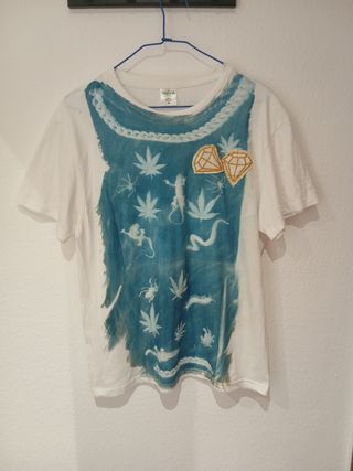 Camiseta cianotipia y mas- diseño único