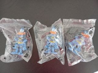 3 Figuras Pato Lucas Batman Burger King