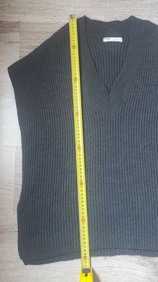 Chaleco Pull&Bear negro - Talla M