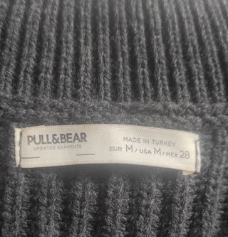 Chaleco Pull&Bear negro - Talla M