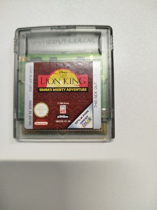Juego Game Boy Color - El Rey León