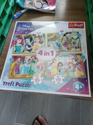 Puzzle Disney Princesses 4 en 1 Trefl