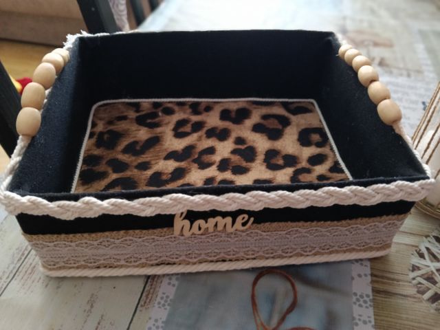 Cajita Decoración + Portavelas