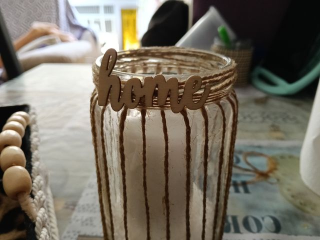 Cajita Decoración + Portavelas