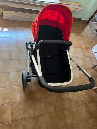 Carrito bebé rojo
