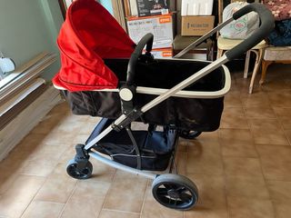 Carrito bebé rojo