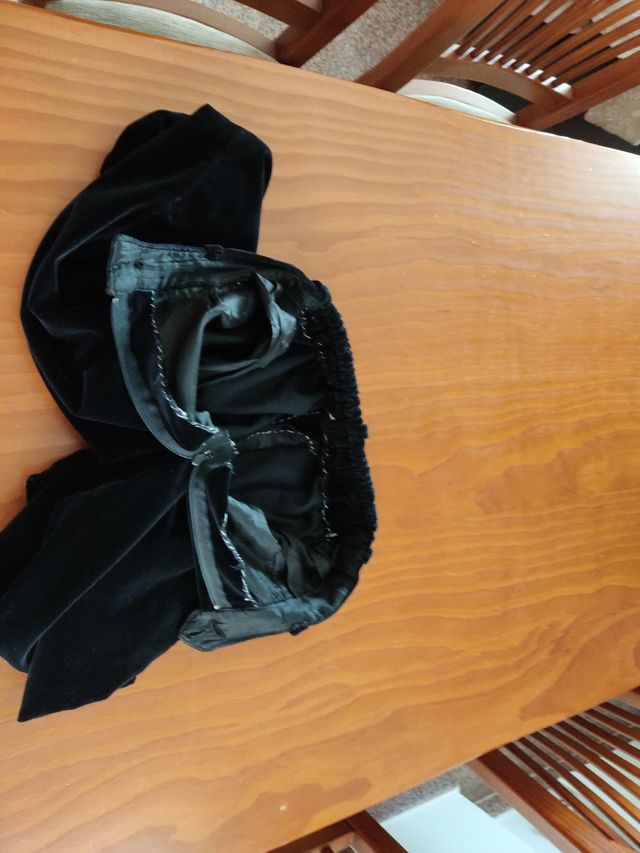 Pantalones terciopelo negros niños