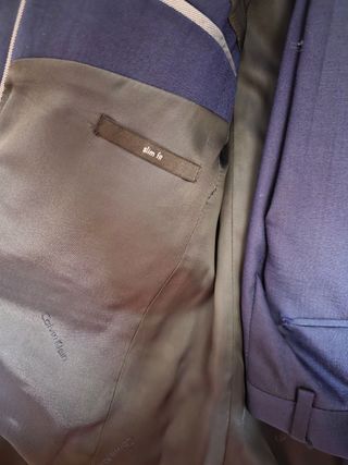 Traje Calvin Klein Slim Fit Talla 46