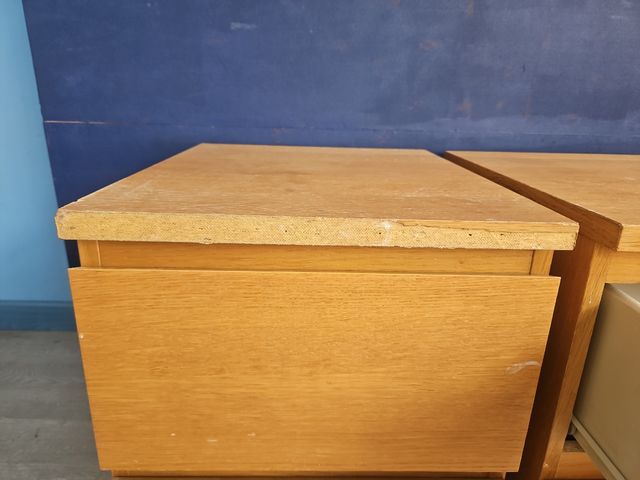 Mesillas noche madera - 2 uds