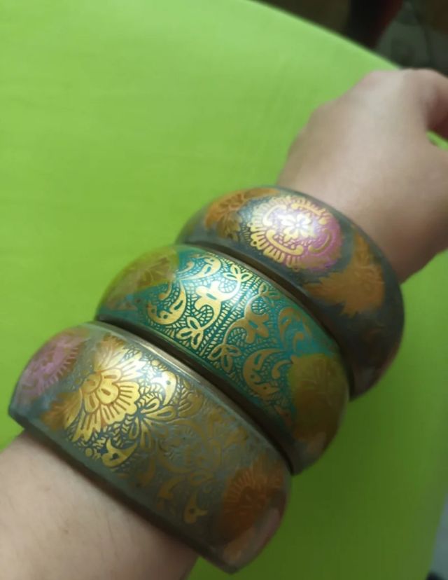 Pulseras Nazaríes doradas