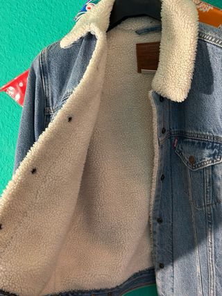 Chaqueta Levis Sherpa azul