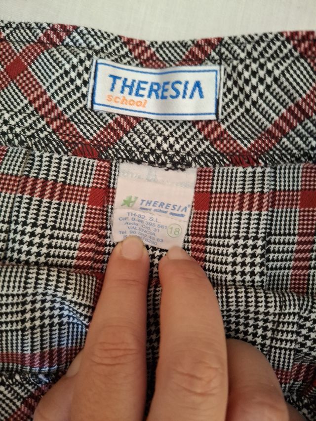 Falda divino corazon talla 18