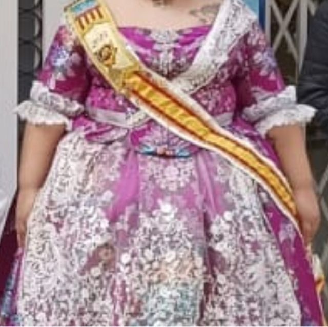 Traje Fallera multicolor