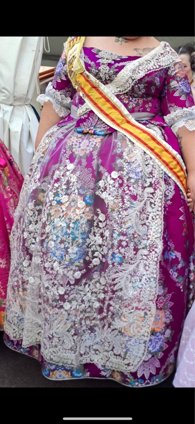 Traje Fallera multicolor