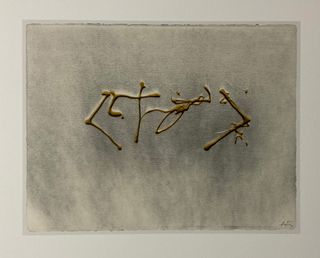Antoni Tapies litografia