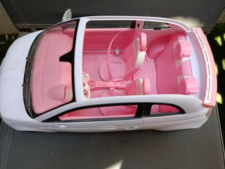 Coche Barbie Fiat 500 Blanco