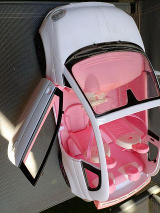 Coche Barbie Fiat 500 Blanco