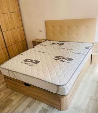 Canapé abatible madera beige