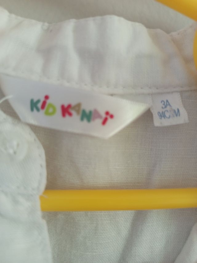 Camisa blanca niño Kid Kanai - 3 años